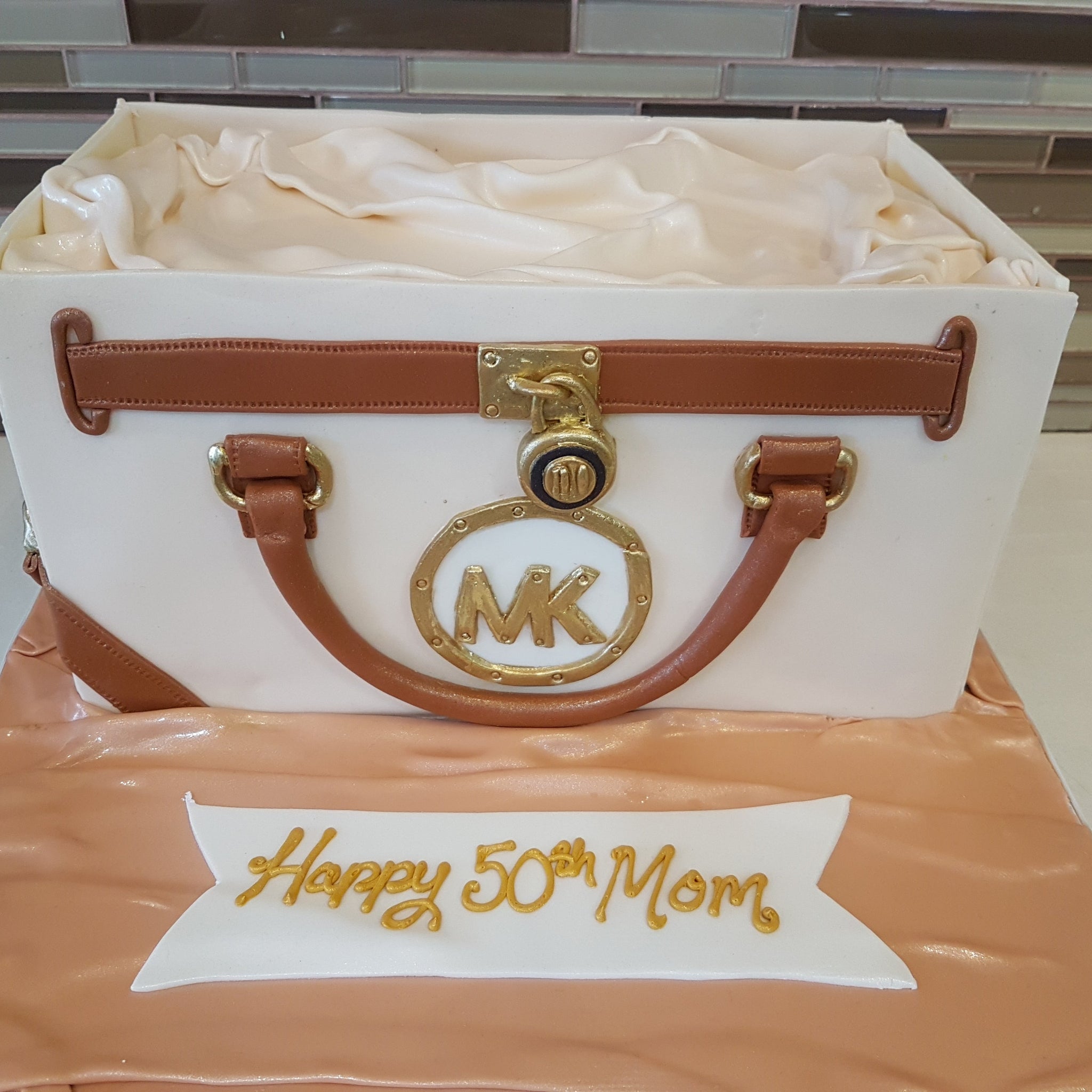 MK Fondant Bag Cake