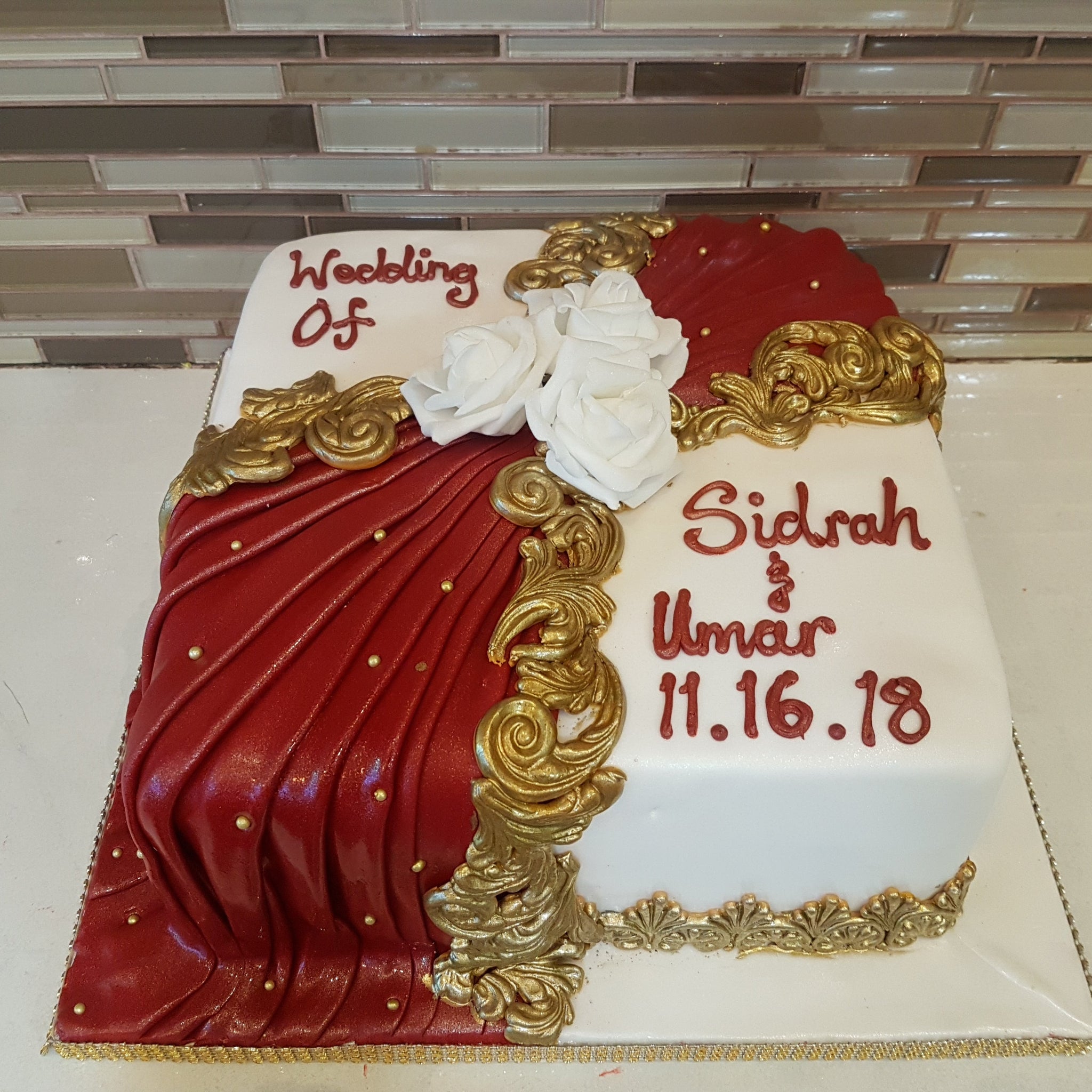 Sidrah fondant Cake