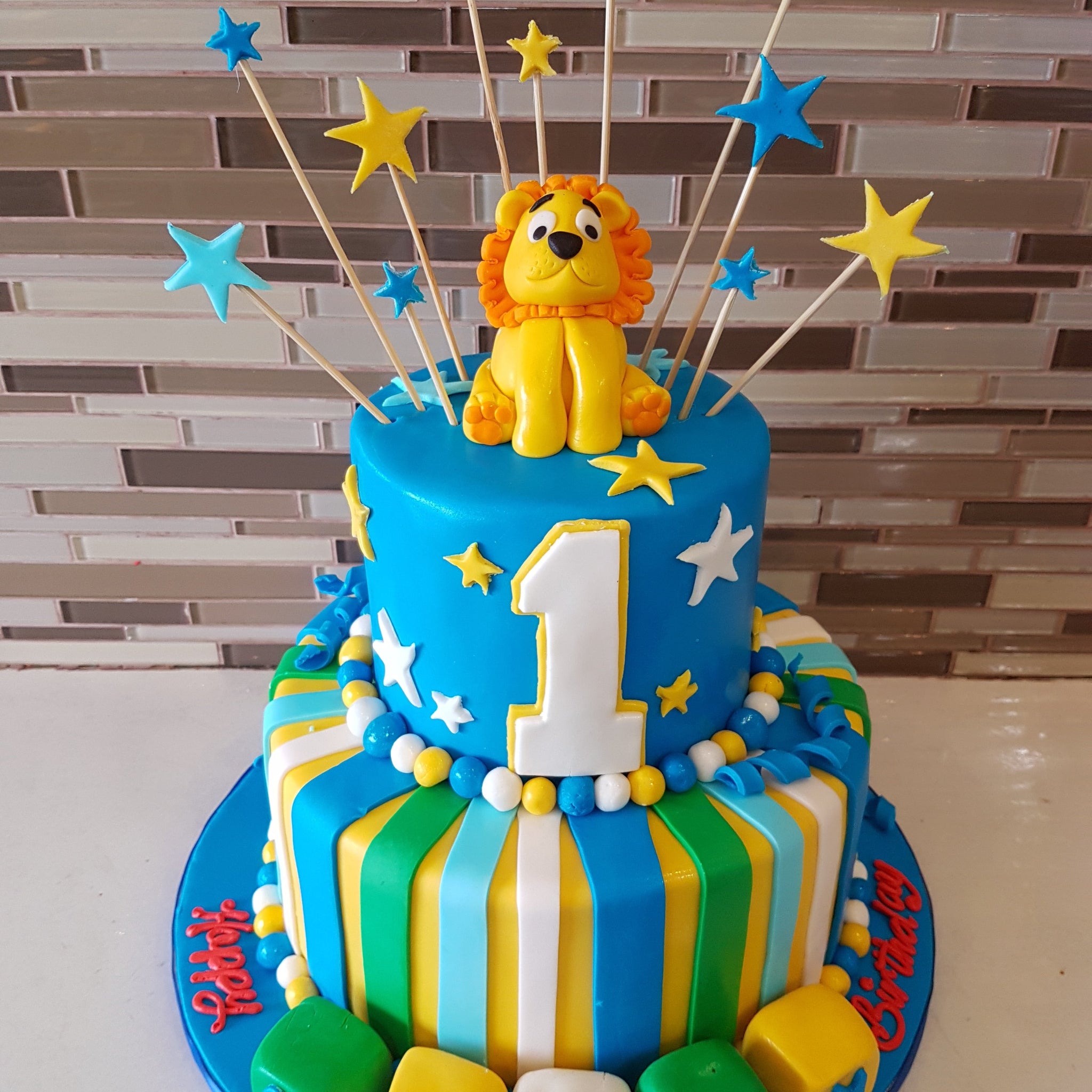 Arjun Fondant Birthday Cake