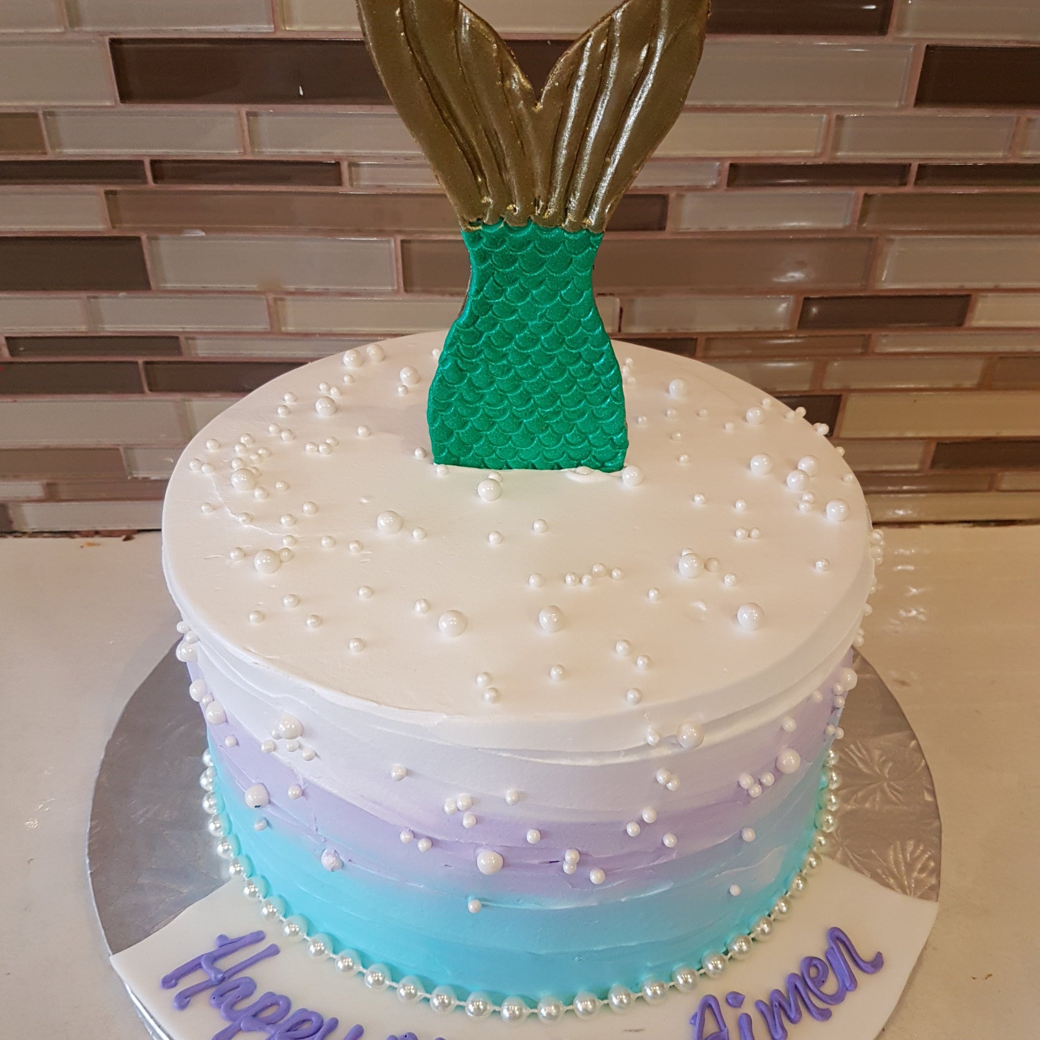 Mermaid Birthday cake