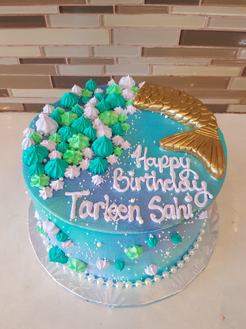 Tarleen Mermaid Birthday cake