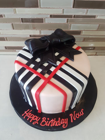 Burberry Fondant Cake