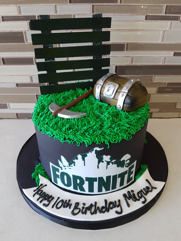 Miguel Fortnite Fondant cake