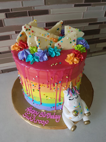 Unicorn Rainbow Cake