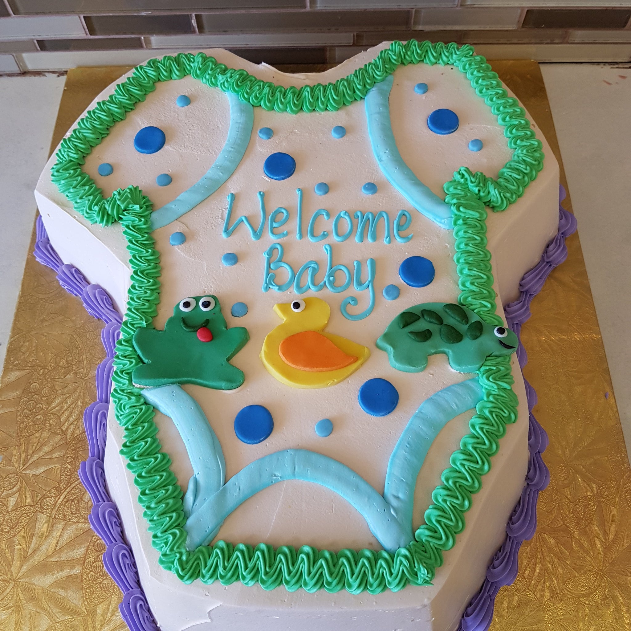 Onesie Baby Cake