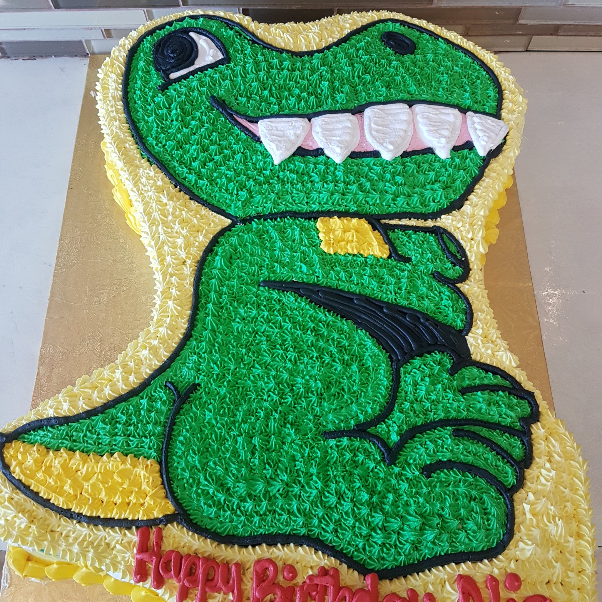 Dinosaur Molded cake