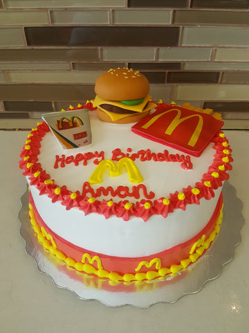 McDonalds Birthday Cake