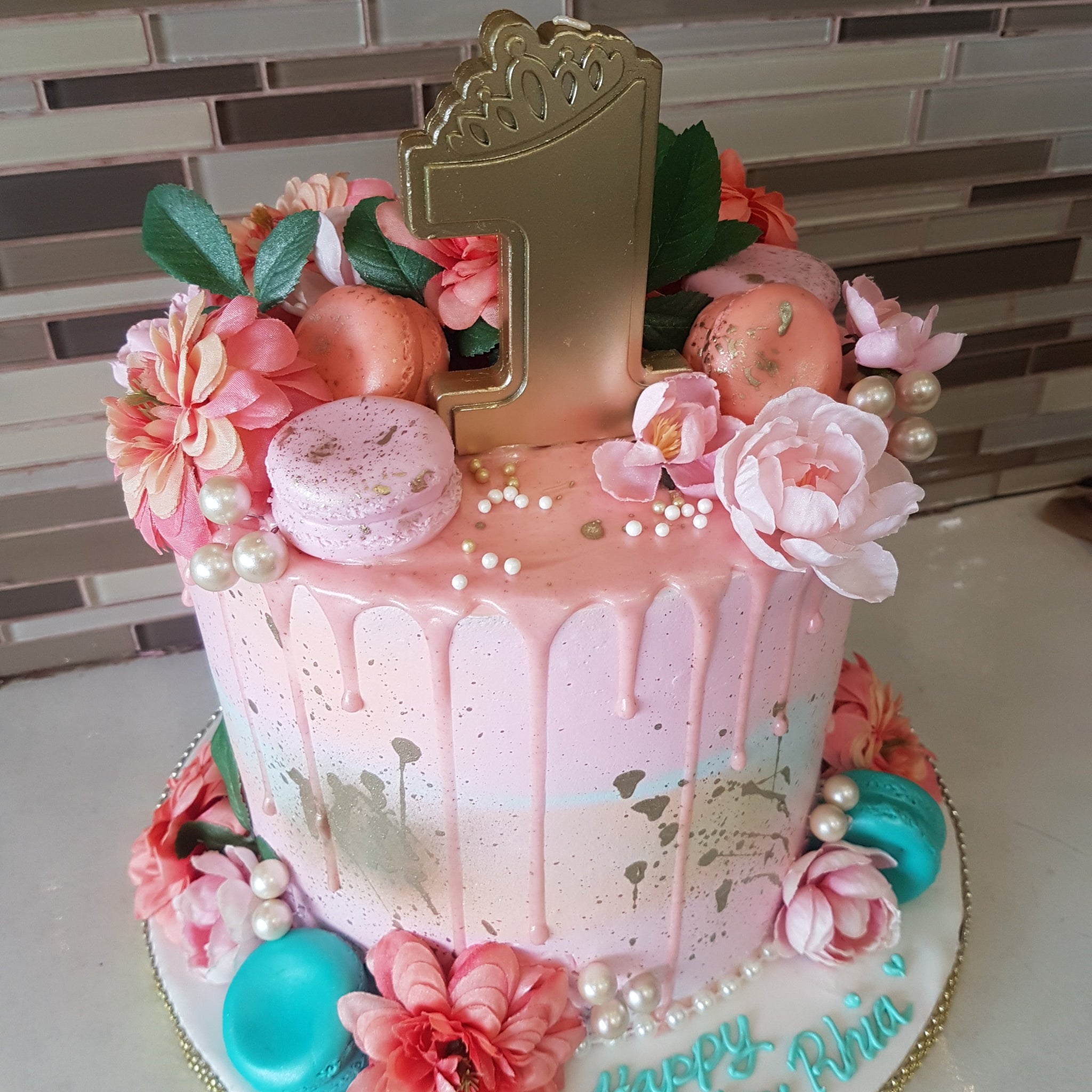 Rhia 1st Birthday Cake