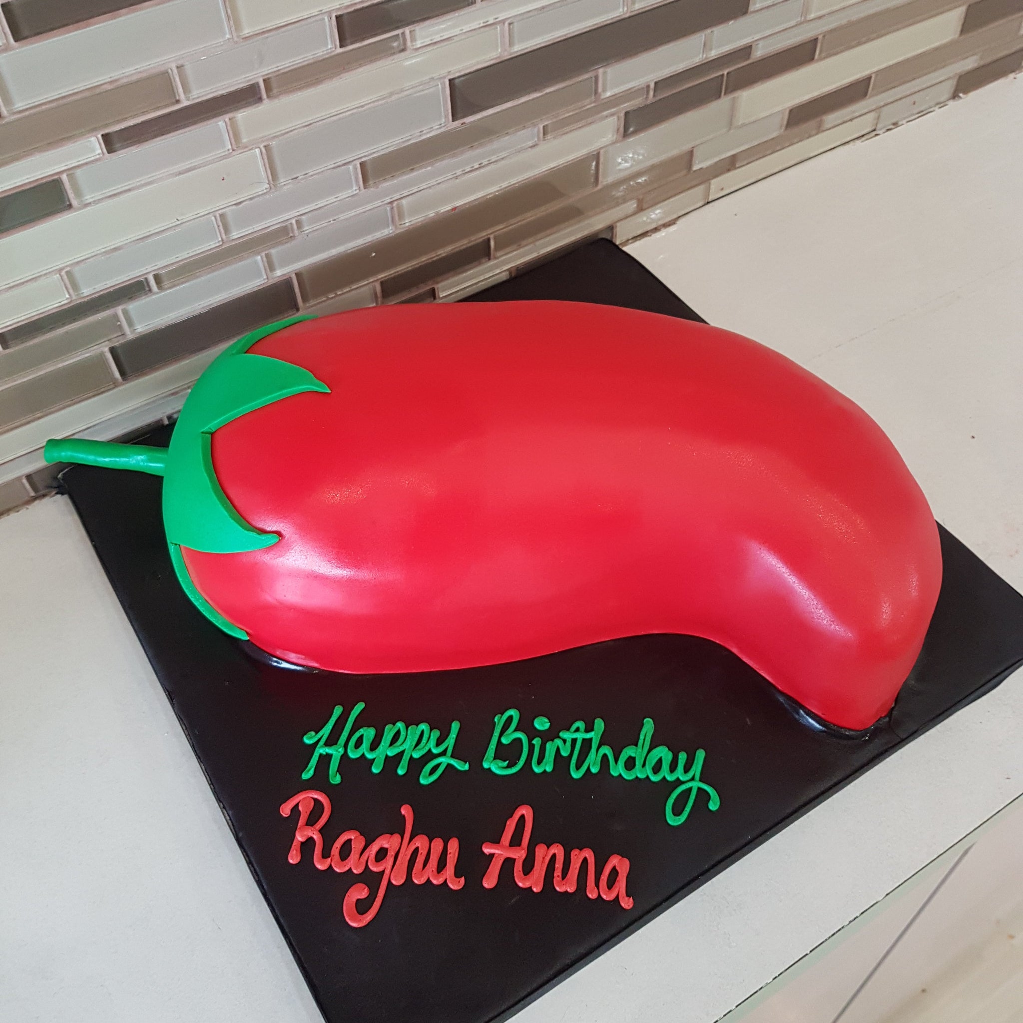 Red Chilly Molded cake