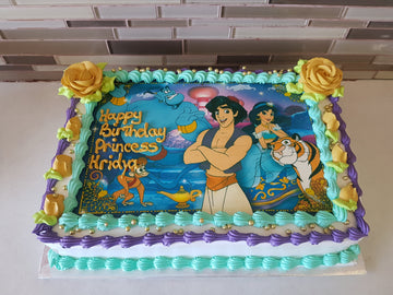 Aladdin Photo Cake