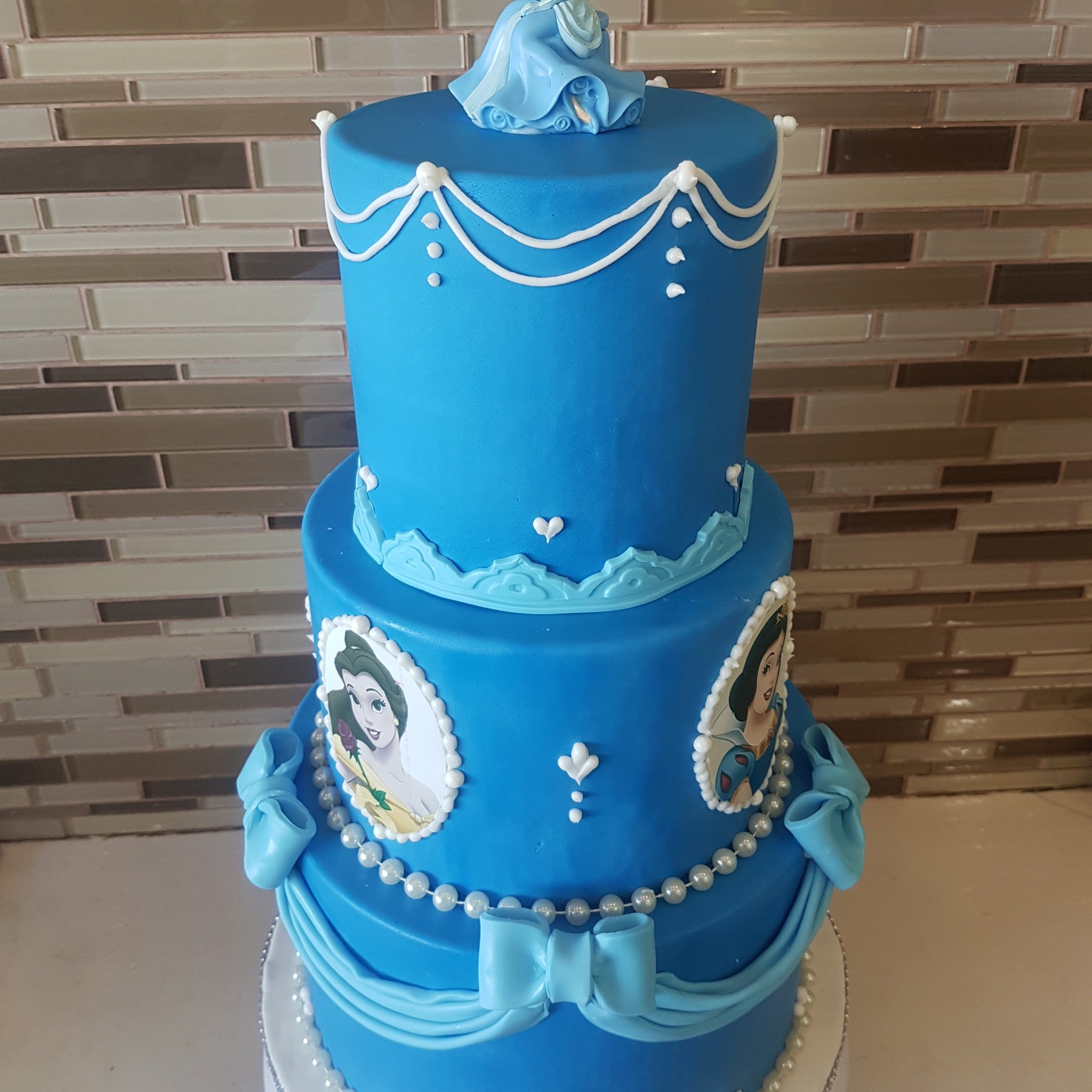 Princess Cinderella  Fondant cake