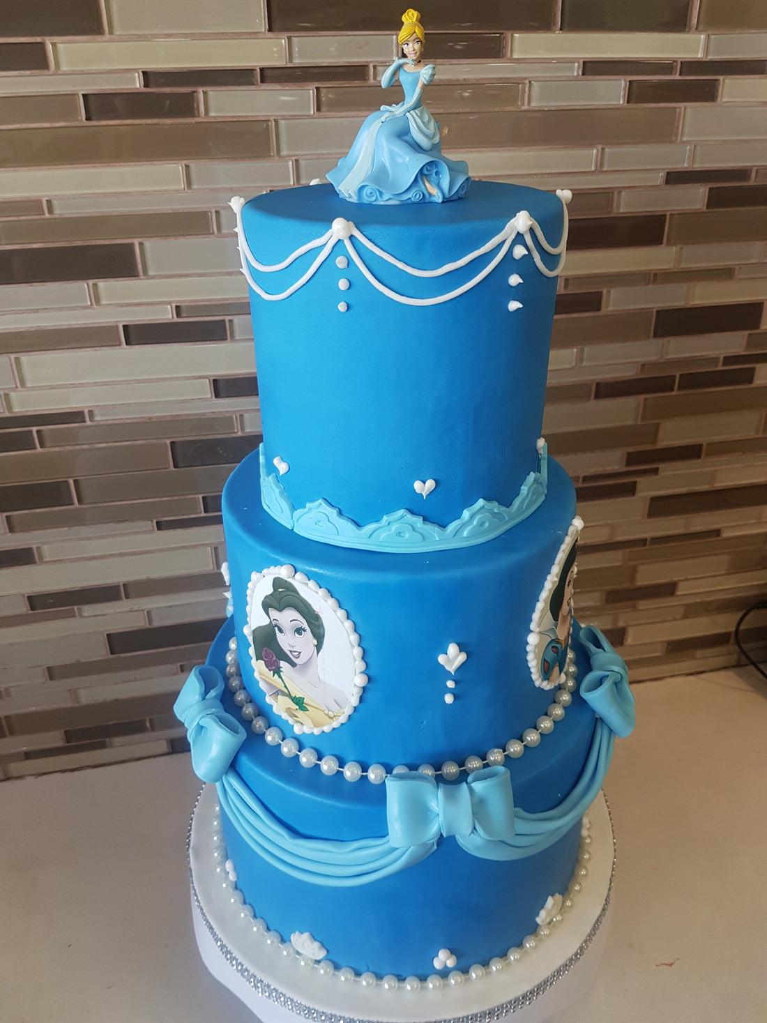 Princess Cinderella  Fondant cake