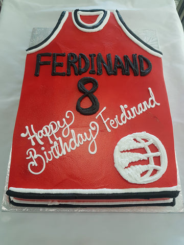 Raptors Jersey Cake