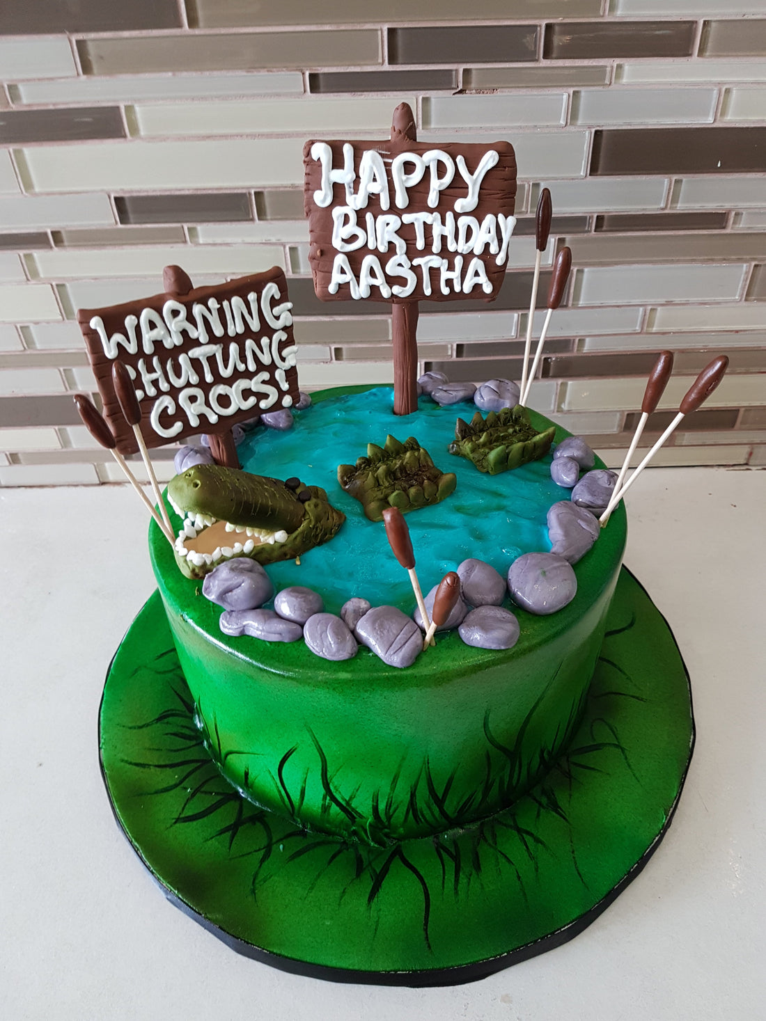 CROCODILE BIRTHDAY CAKE