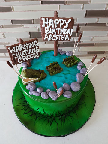 CROCODILE BIRTHDAY CAKE