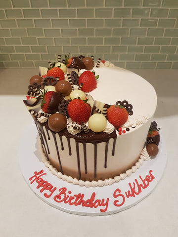 Sukhber Choco Birthday Cake