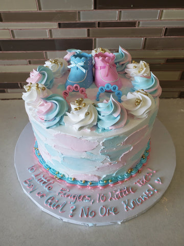 BOOTIES BABY SHOWER CAKE