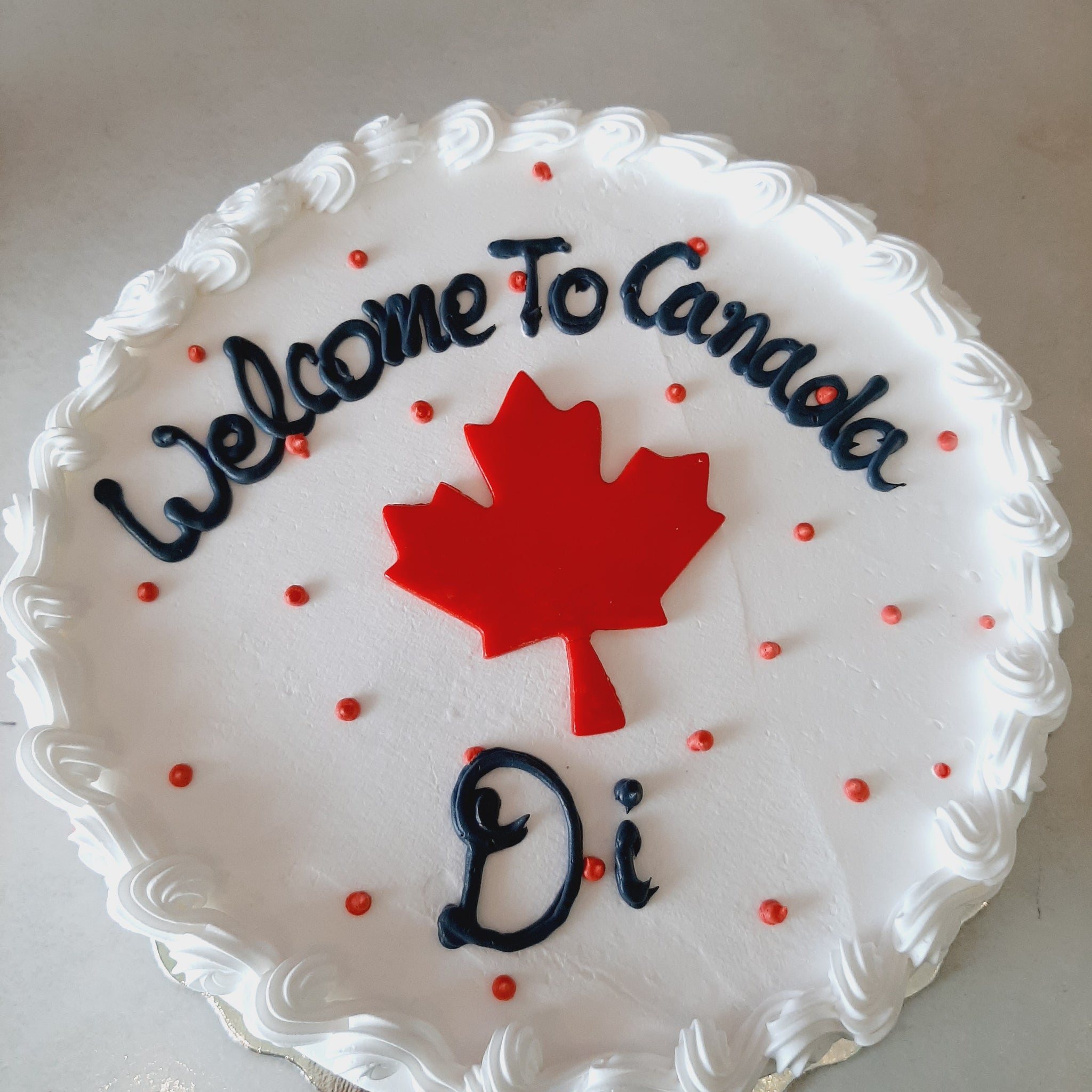 Welcome To Canada Cake