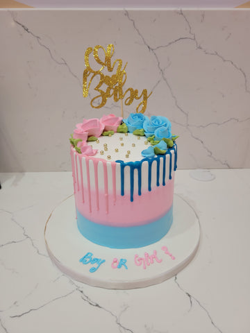 BOY OR GIRL CREAM CAKE