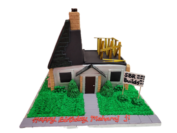 HOME BUILDING CUSTOM CAKE