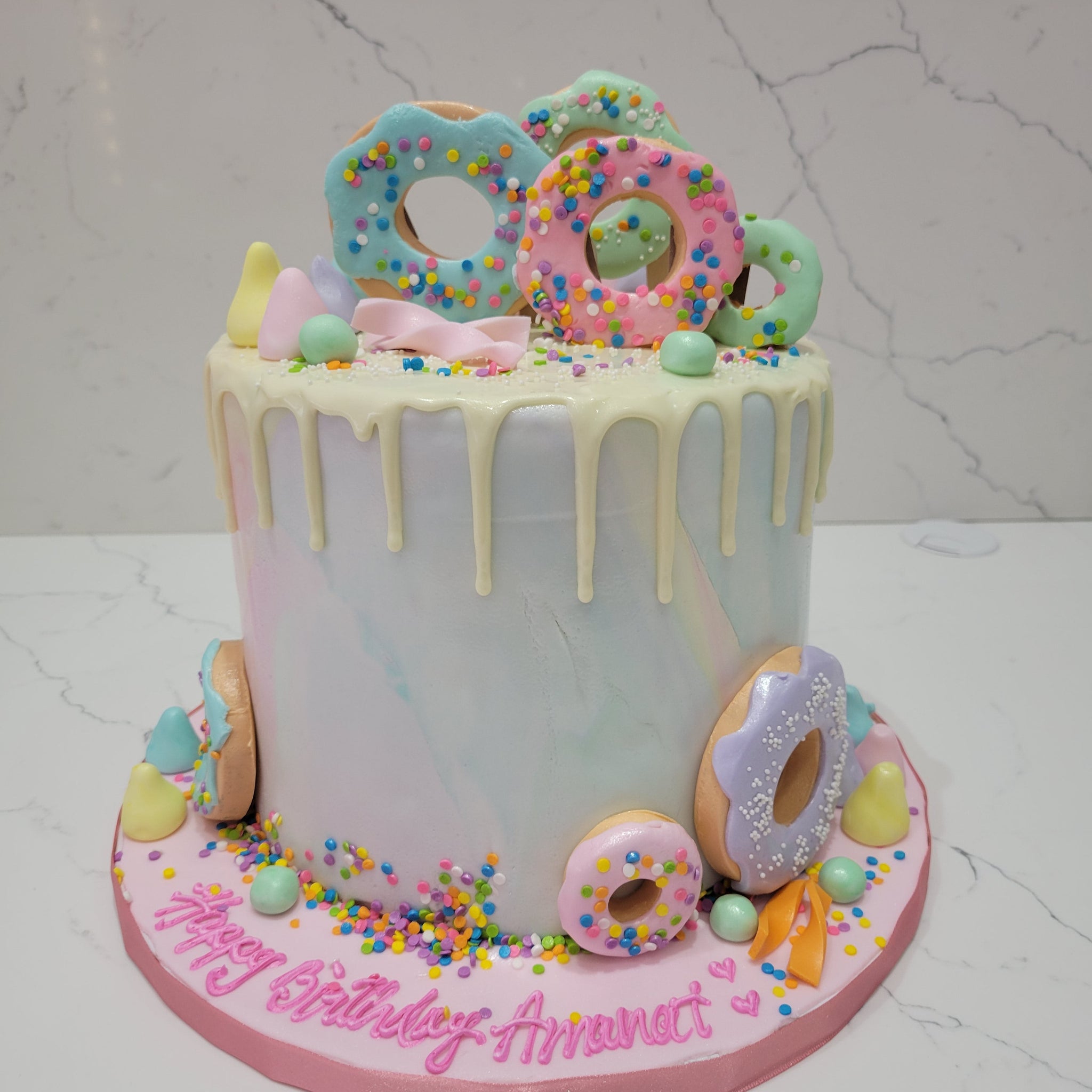 DONUT FONDANT CAKE