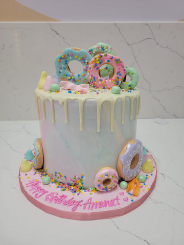 DONUT FONDANT CAKE