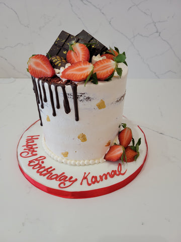 Kamal Strawberry & chocolate Cake