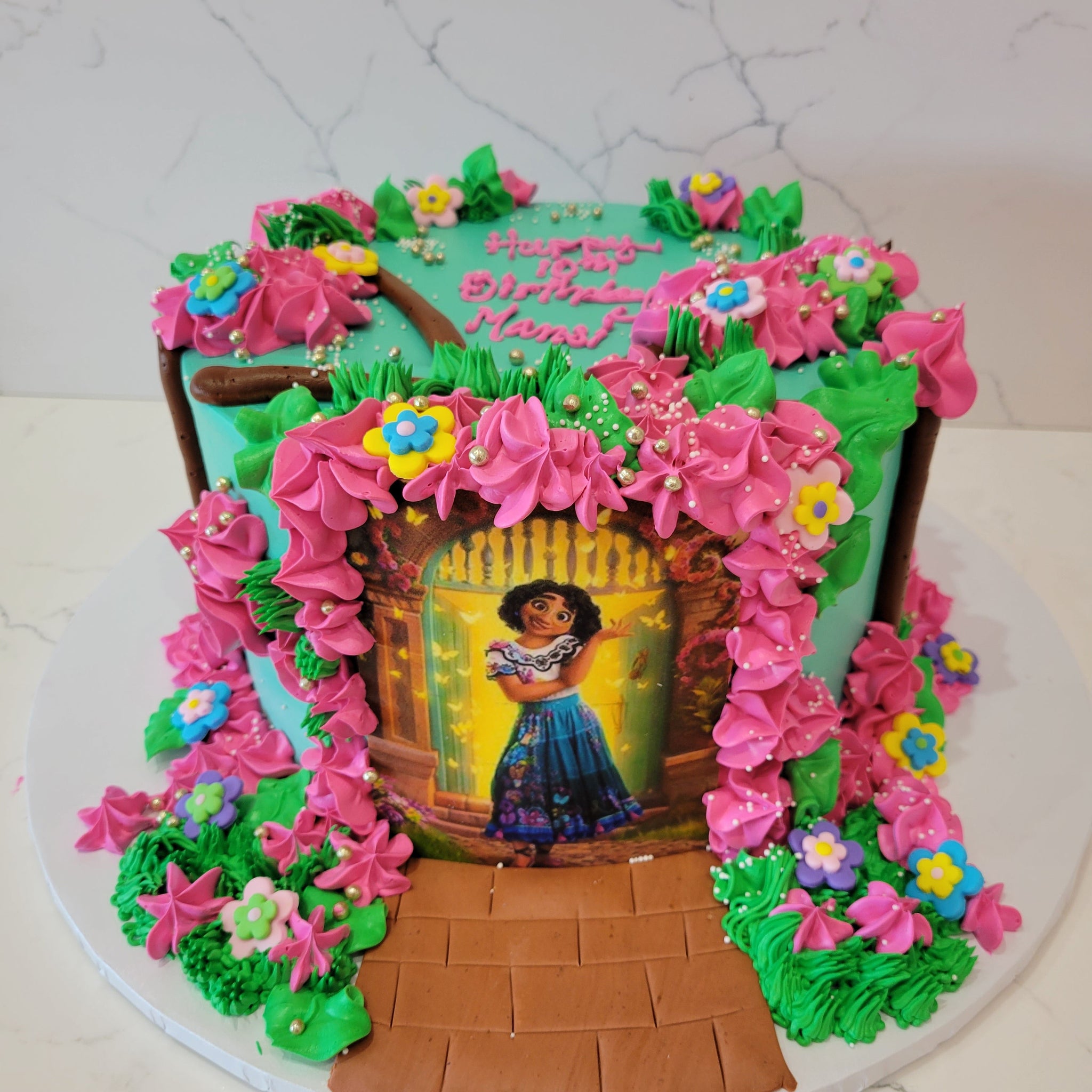 ENCANTO THEME CREAM CAKE