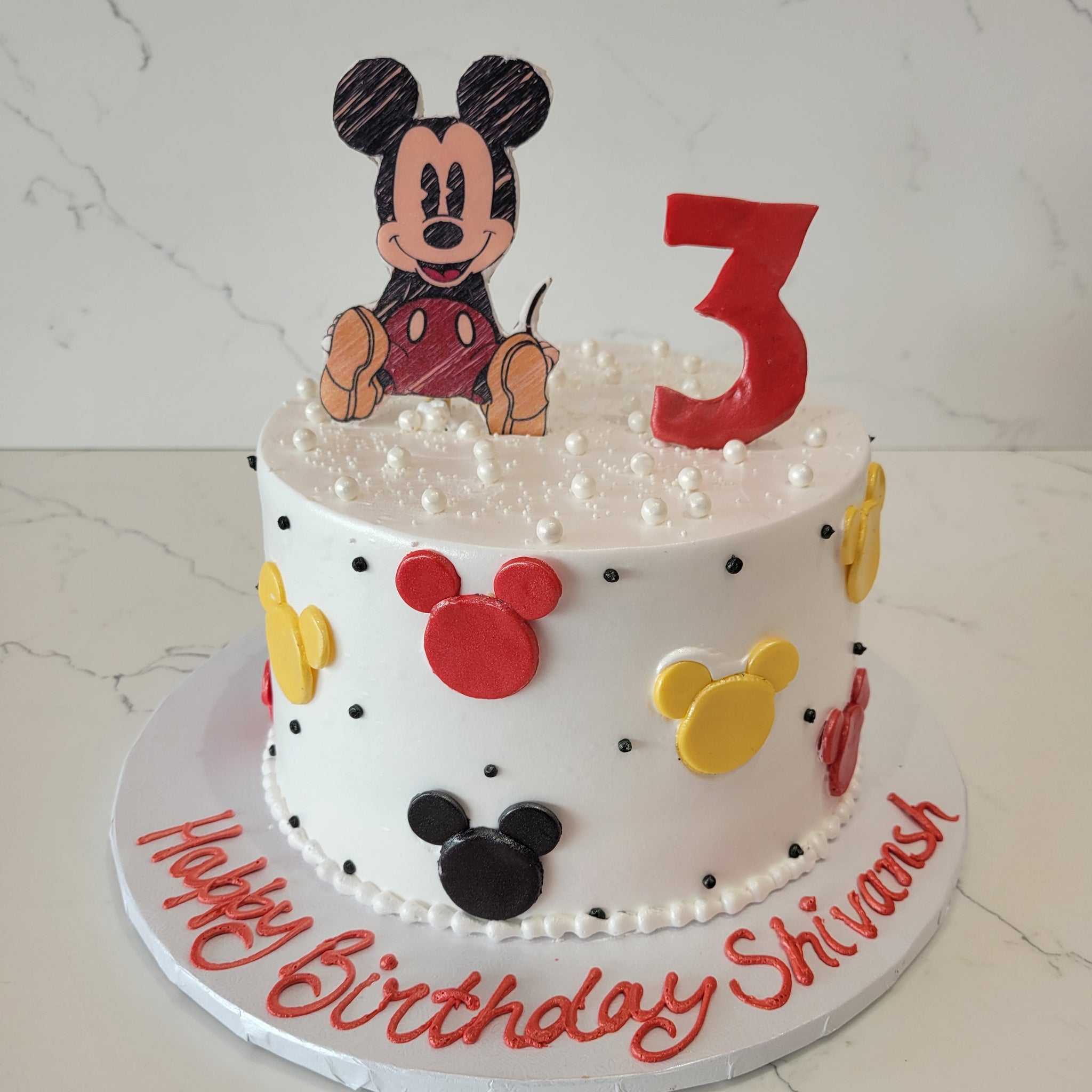 MICKEY MOUSE CLUBHOUSE CREAM CAKE