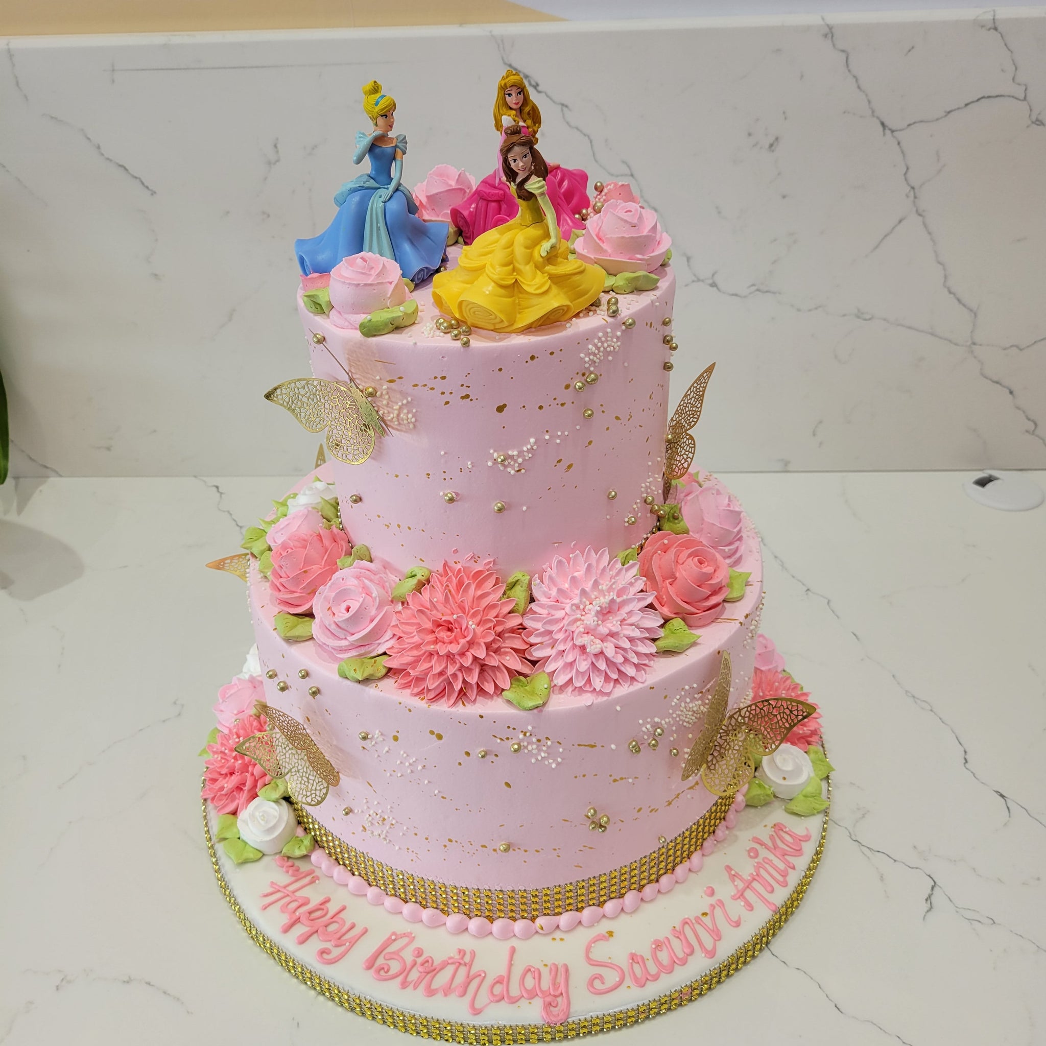PRINCESS SAANVI TIERED CAKE