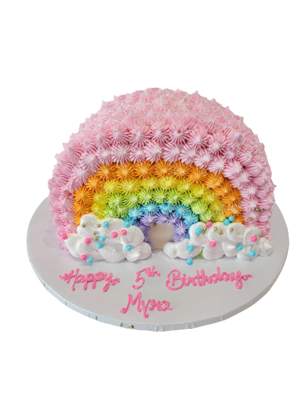 RAINBOW ARCH CAKE