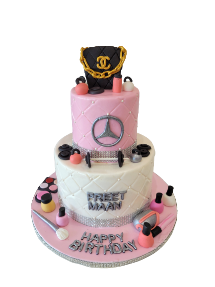 PREET FONDANT TIERED CAKE