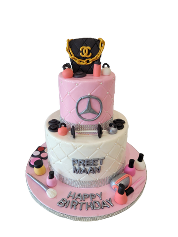 PREET FONDANT TIERED CAKE