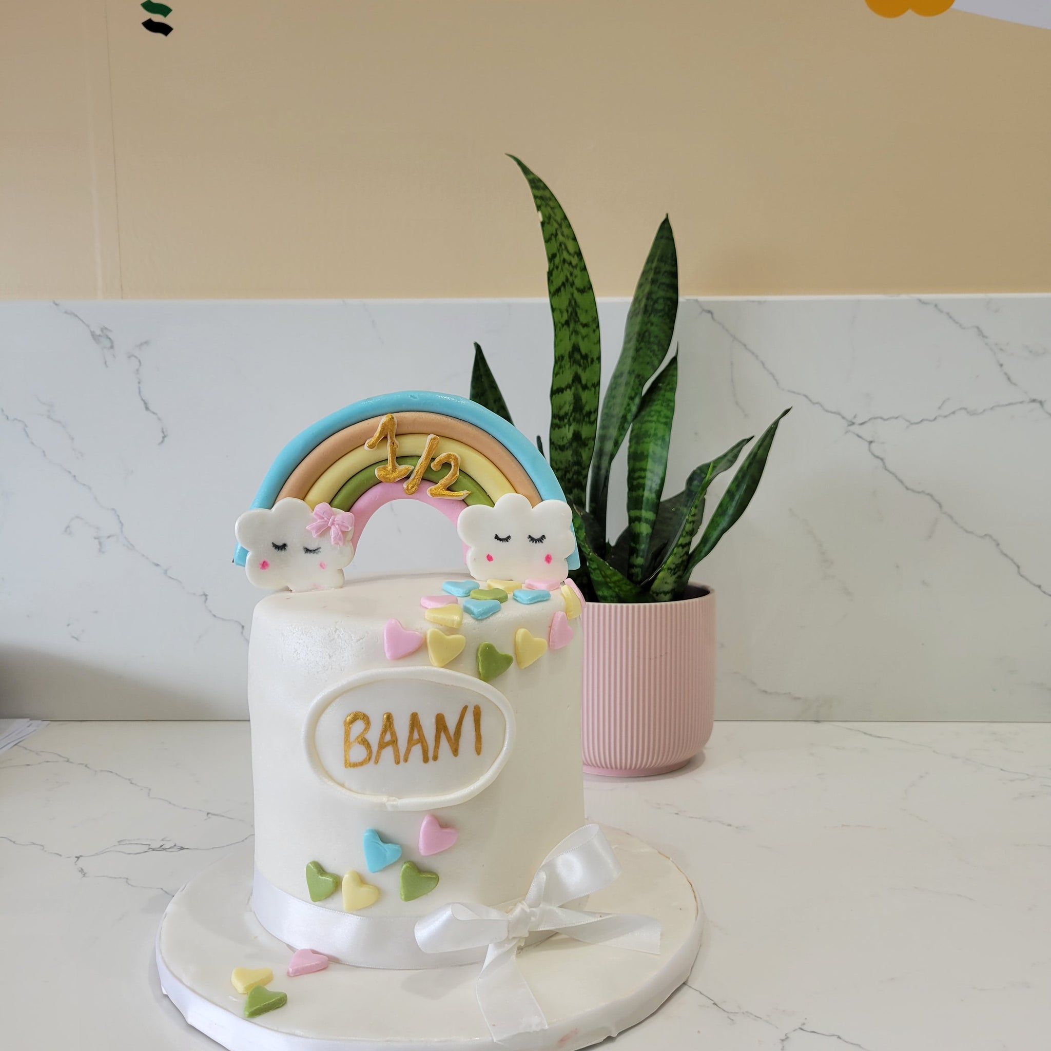 BAANI RAINBOW FONDANT CAKE