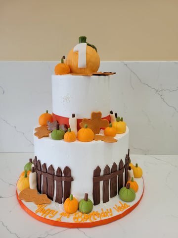 Veda Pumpkin Tiered Cake