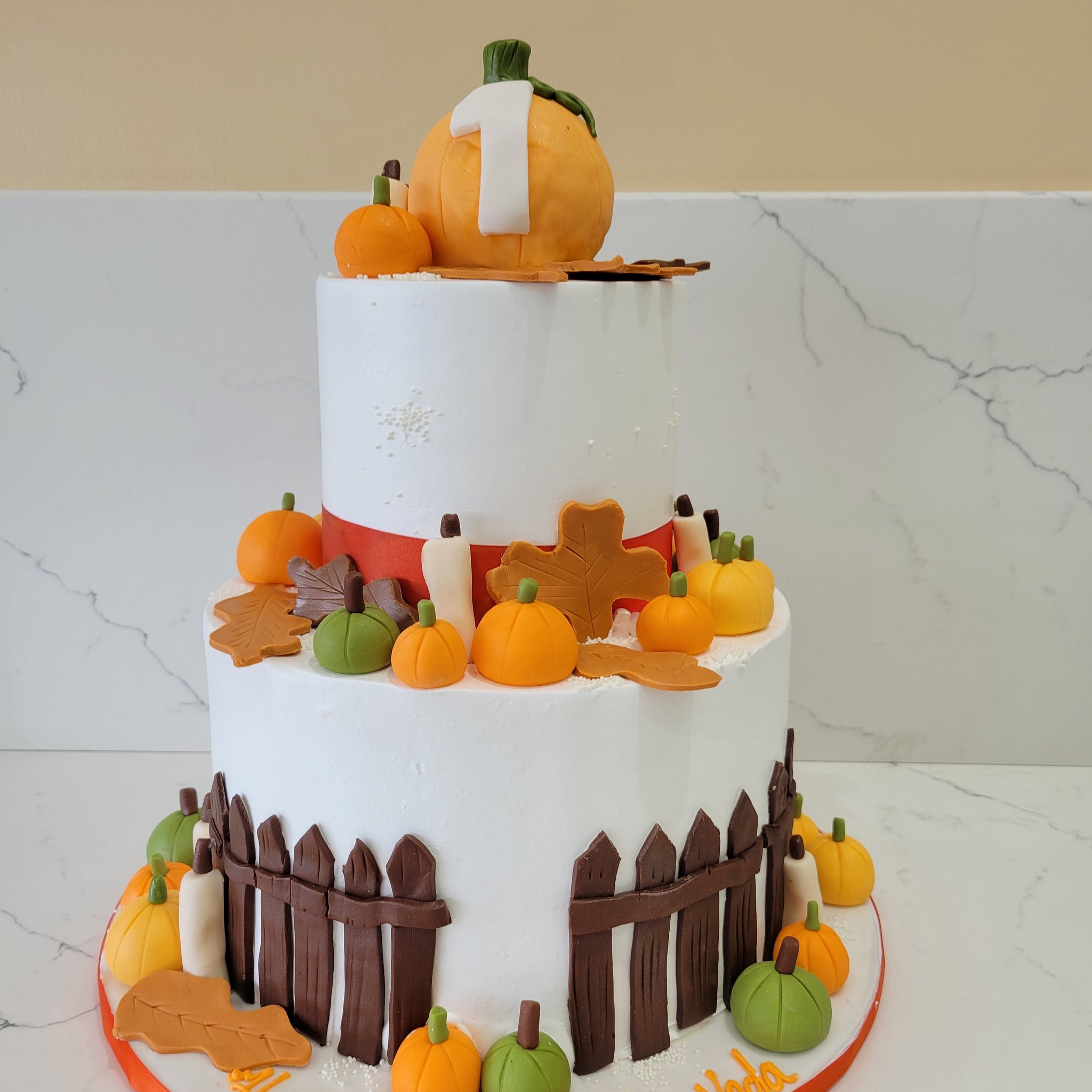 Veda Pumpkin Tiered Cake