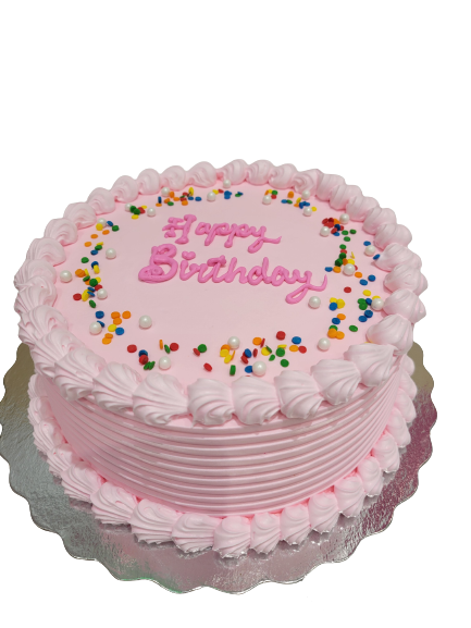 JULIA PINK BIRTHDAY CAKE
