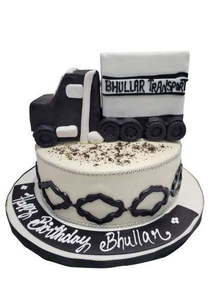 BHULLAR TRUCK FONDANT CAKE
