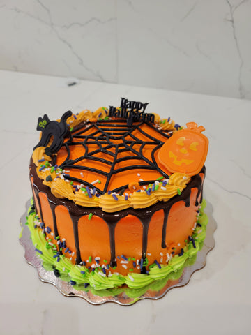 SPIDER WEB ORANGE CAKE