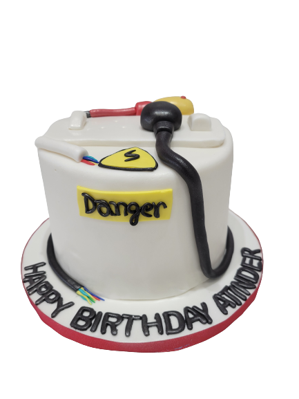 ATINDER ELECTRICIAN FONDANT CAKE