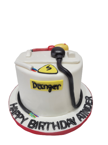 ATINDER ELECTRIC FONDANT CAKE