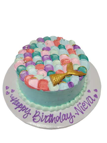 NIEVA MERMAID BIRTHDAY CAKE