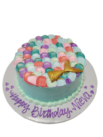 NIEVA MERMAID BIRTHDAY CAKE