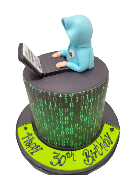 LAPTOP CODING CAKE