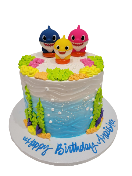 Anaisha Baby Shark Cream Cake