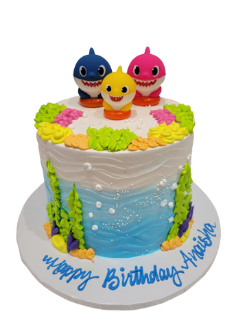 Anaisha Baby Shark Cream Cake