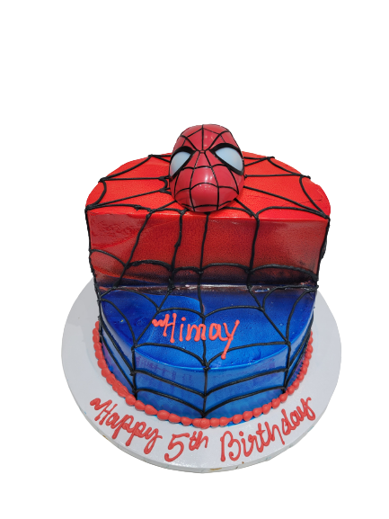 SPIDERMAN STAGE CAKE