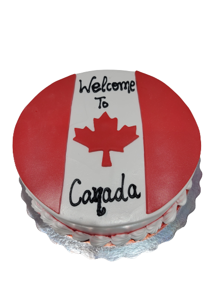 ARSH Welcome To Canada Cake