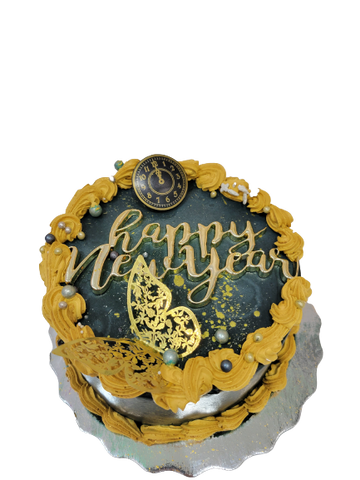 GOLDEN NEW YEAR CAKE