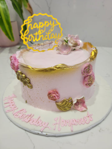 PINK SHIMMER CAKE